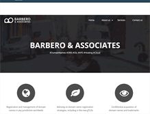 Tablet Screenshot of barbero.co.uk