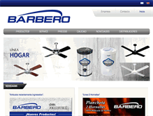 Tablet Screenshot of barbero.com.ar